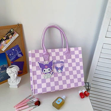New Cinnamoroll Felt Tote Bag - Large Capacity Versatile Handbag for School & Commute