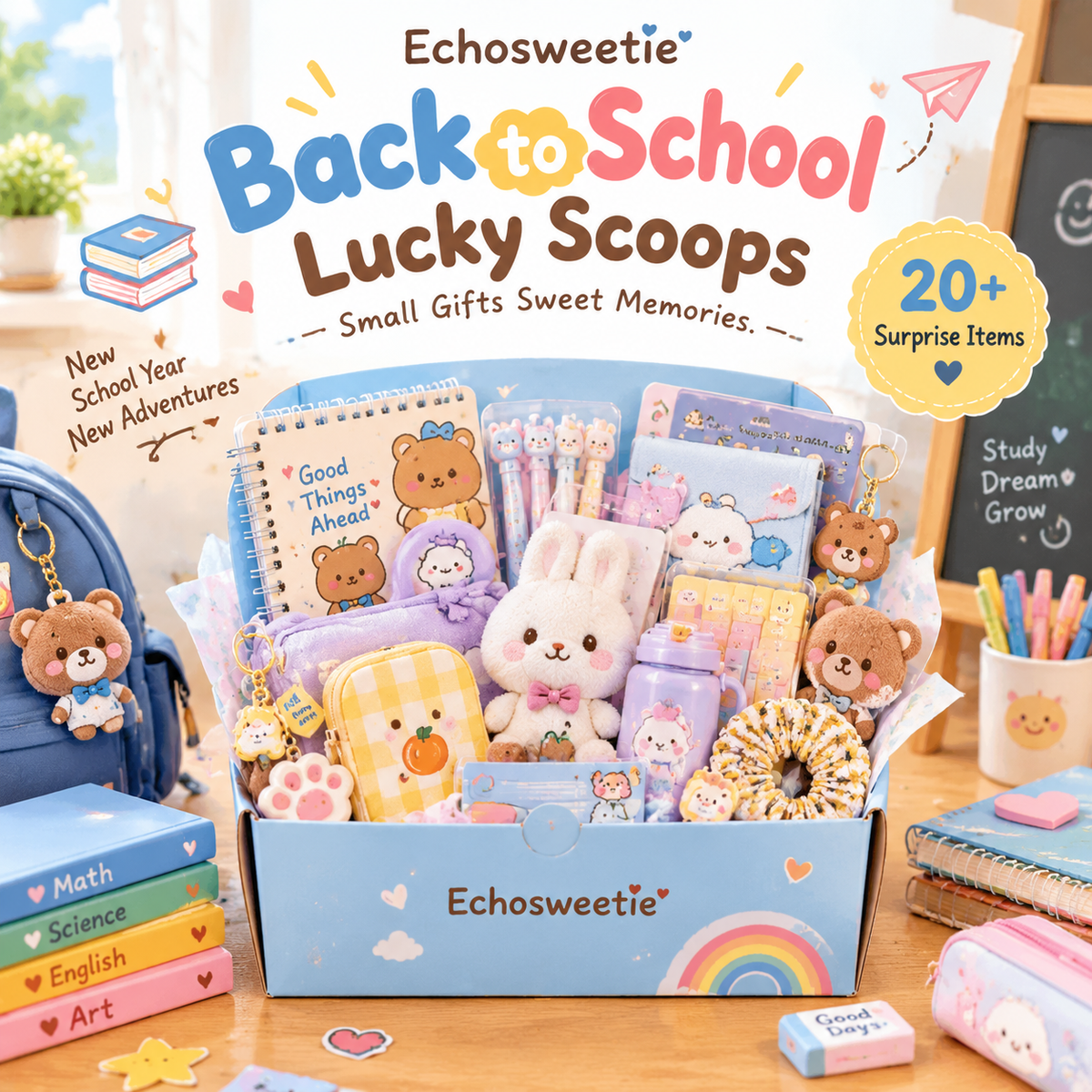 Back to School Lucky Scoops Mystery Surprise Box
