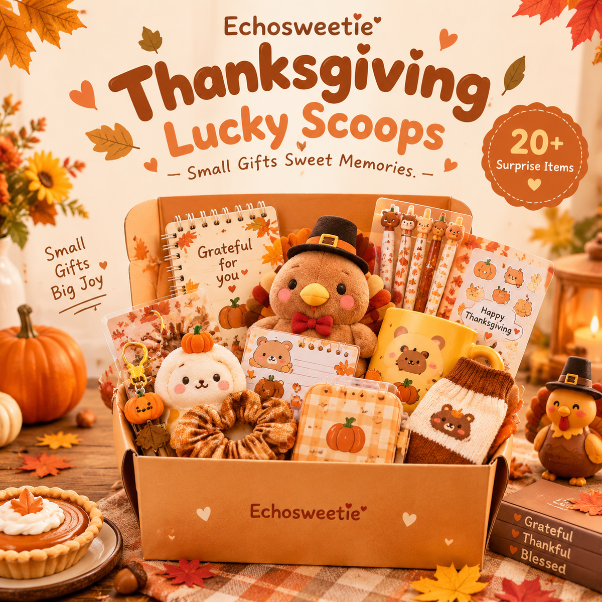 Thanksgiving Lucky Scoops | Cute Mystery Gifts – Echosweetie