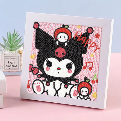 Diamond Painting Kit with Frame - Full Drill Kawaii DIY Art