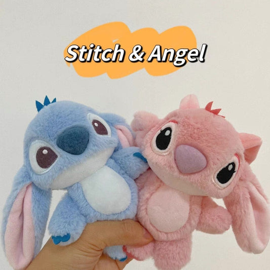Stitch Couple Keychain – Cute Plush Cartoon Bag Charm for Couples & Best Friends