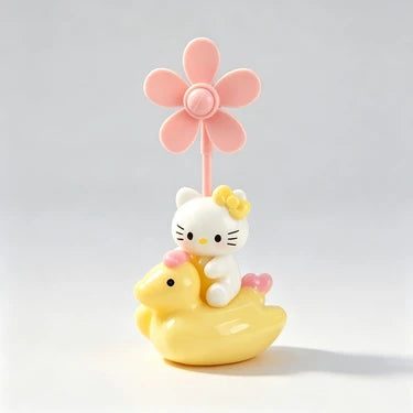 Hello Kitty Cute Spinning Pinwheel Bike Accessory - Handlebar Decoration for Electric Scooters & Bicycles