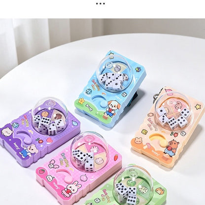 Mini Fidget Dice Keychain - Rotating Stress Relief Backpack Charm