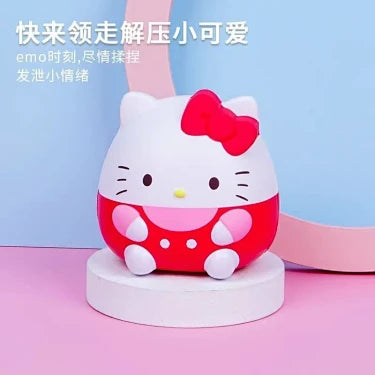 Kawaii Cartoon Rebound Fidget Toy - Cute Stress Relief Desk Decor
