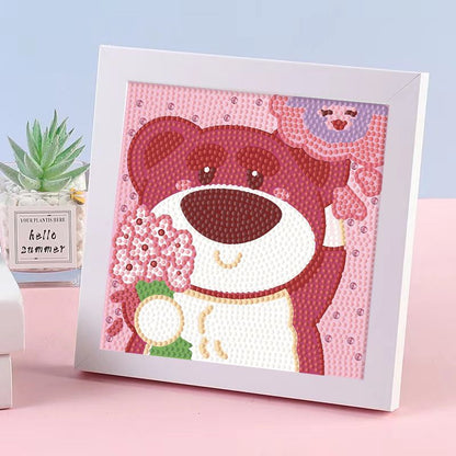 Diamond Painting Kit with Frame - Full Drill Kawaii DIY Art