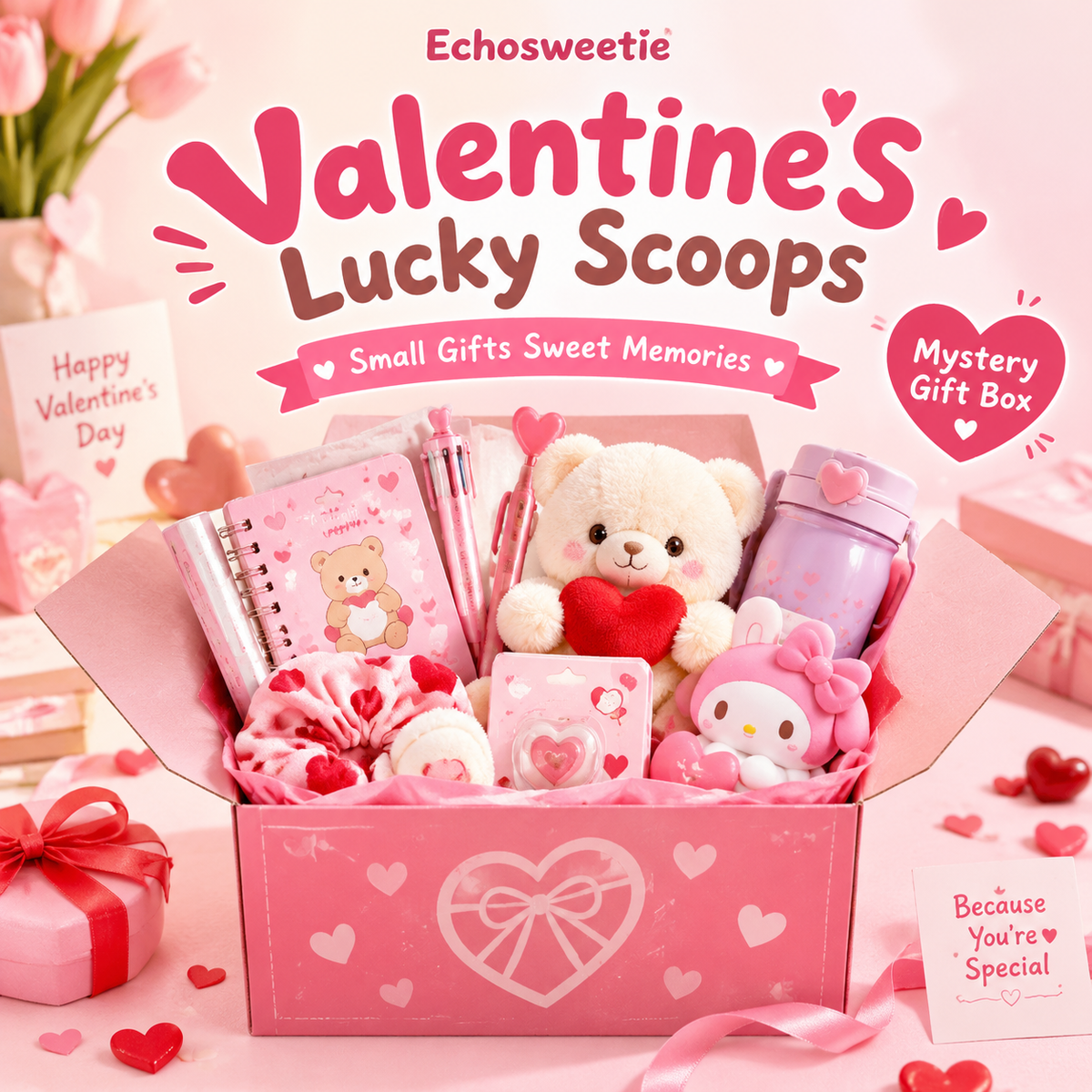 Valentine's Lucky Scoops | Cute Mystery Gifts – Echosweetie