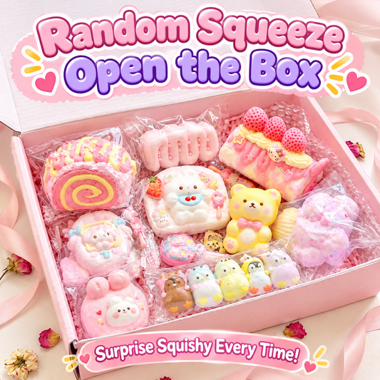 Cute Family Cake Squishy Toy – Soft Silicone Slow-Rising Fidget & Stress Relief Toy