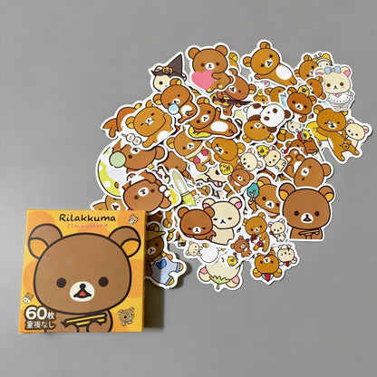 Sanrio 720-Piece Waterproof Sticker Box Set - Hello Kitty, Kuromi & Cinnamoroll