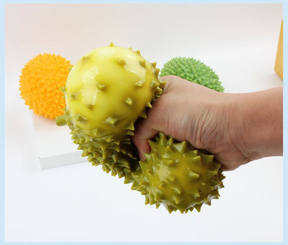 Durian Squishy Toy - Realistic Fruit Sensory Stress Relief Toy