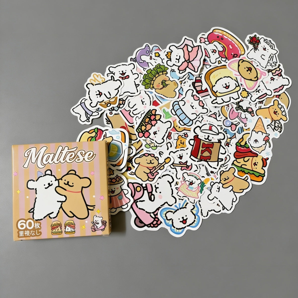 Sanrio 720-Piece Waterproof Sticker Box Set - Hello Kitty, Kuromi & Cinnamoroll