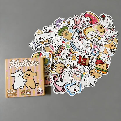 Sanrio 720-Piece Waterproof Sticker Box Set - Hello Kitty, Kuromi & Cinnamoroll