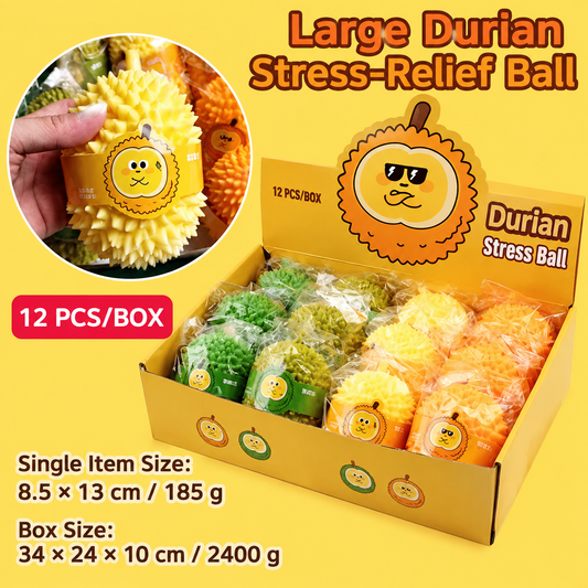 Durian Squishy Toy - Realistic Fruit Sensory Stress Relief Toy
