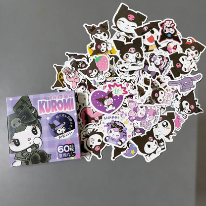 Sanrio 720-Piece Waterproof Sticker Box Set - Hello Kitty, Kuromi & Cinnamoroll