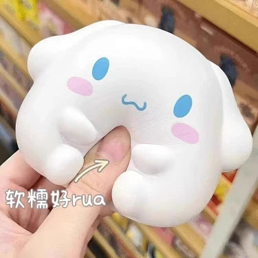 Kawaii Cartoon Rebound Fidget Toy - Cute Stress Relief Desk Decor