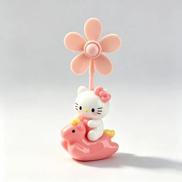 Hello Kitty Cute Spinning Pinwheel Bike Accessory - Handlebar Decoration for Electric Scooters & Bicycles