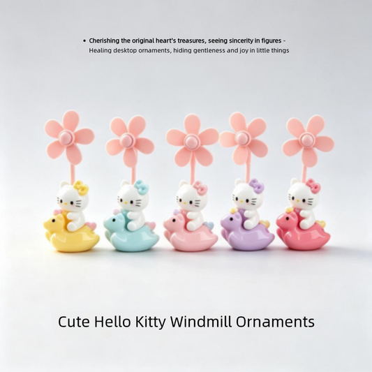 Cute Spinning Pinwheel Bike Accessory – Kawaii Handlebar Decoration for Bikes & Scooters