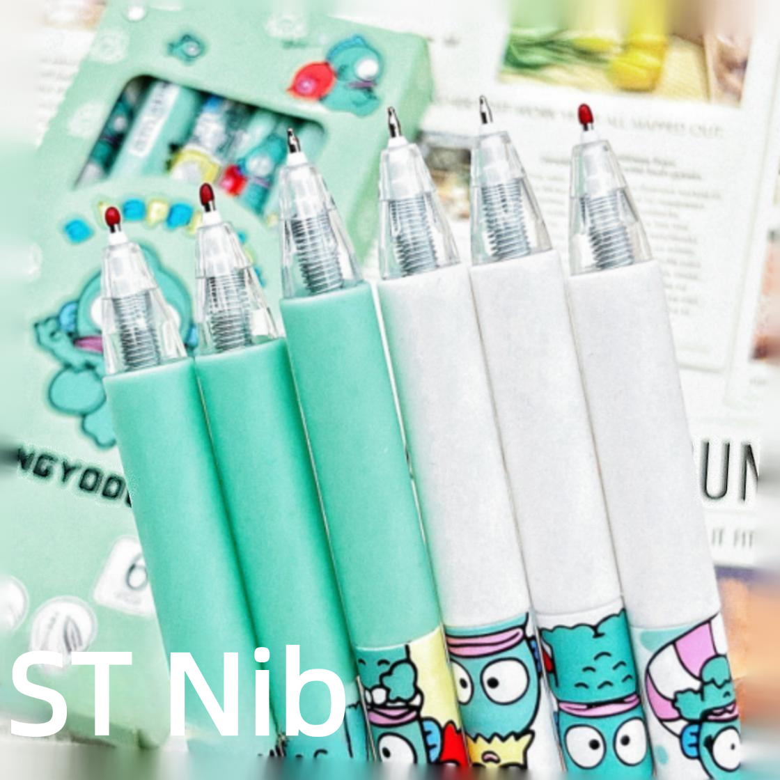 Clownfish 0.5mm Gel Pen - Cute Retractable Study Pen