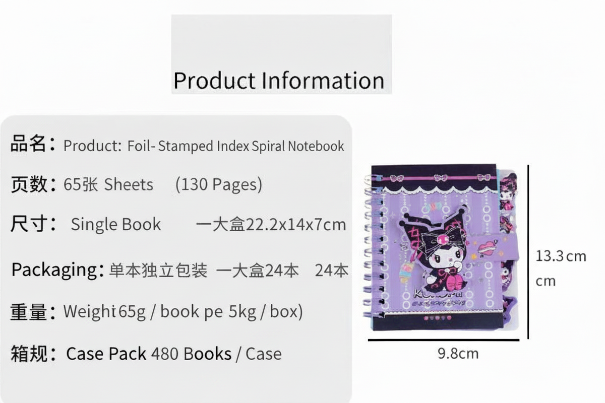 Translated Product Information Chart